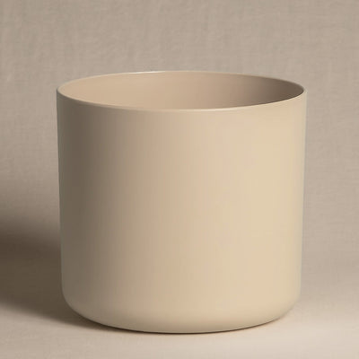 Kunststoff-Topf Lumi 22 cm in taupe